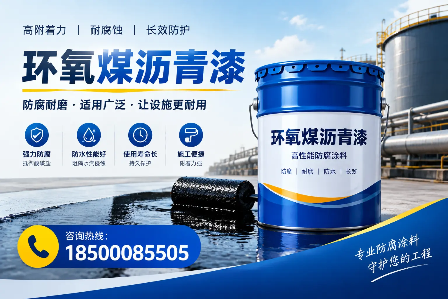 环氧煤沥青漆与其他涂料的对比分析，助力铁岭企业决策